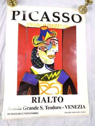 PICASSO RIALTO ITALIAN EXHIBITION POSTER