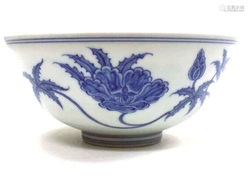 CHINESE CHENGHUA CUNLIFFE MUSK MALLOW PALACE BOWL