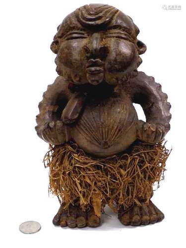 AFRICAN TERRA COTTA TRIBAL FIGURE