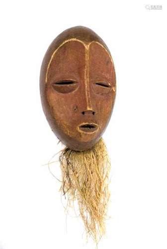 AFRICAN LEGA CONGO CARVED TRIBAL MASK