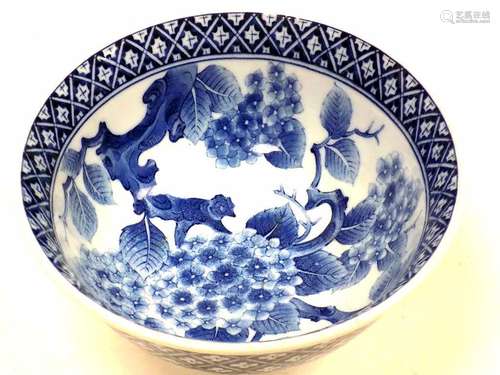 CHINESE PORCELAIN BLOSSOMS BOWL