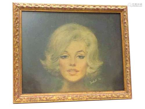 MARCHETTI - MARILYN MONROE COLOR LITHOGRAPH