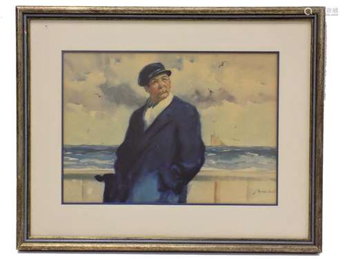 GORDON GRANT - SEA CAPTAIN LITHOGRAPH