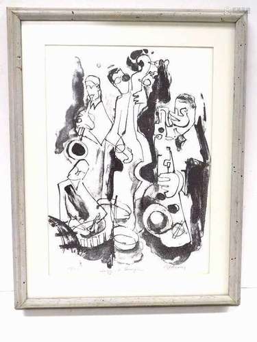 ARCHER - JAZZ AT CARNEGIE SIGNED LITHOGRAPH