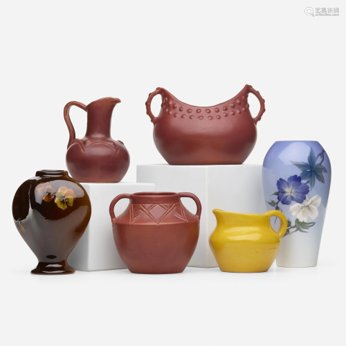 Early 20th Century, vessels, collection of six