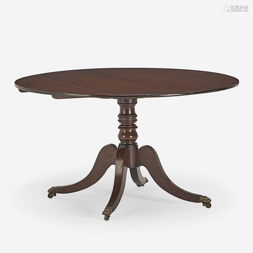 Regency Style, tilt-top breakfast table