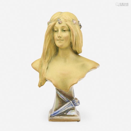 Riessner, Stellmacher & Kessel, bust of a maiden