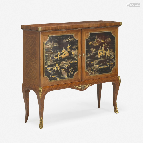 Louis XV/XVI Style, transitional cabinet