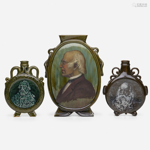 Hugh C. Robertson, portrait vases, collection of t…