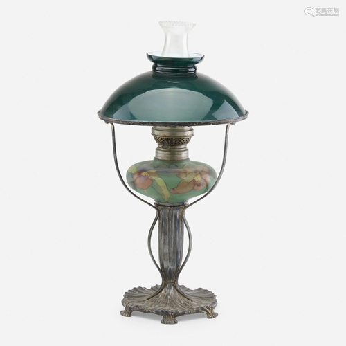 Pairpoint, oil table lamp