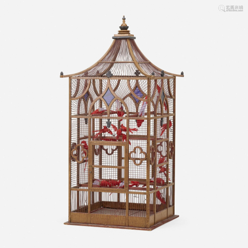 Victorian, Monumental Gothic bird cage