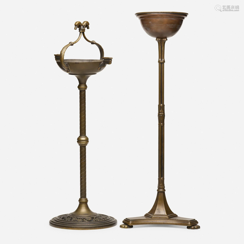 Oscar Bach, smoking stands, set of two