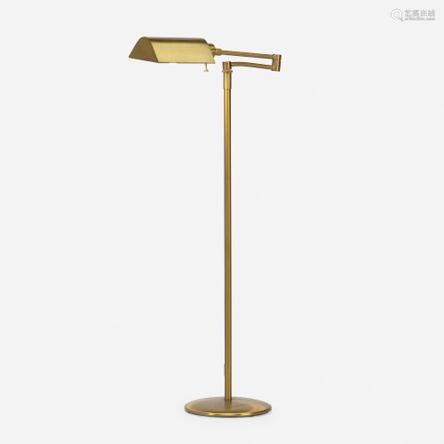 Holtkoetter, adjustable swing-arm floor lamp