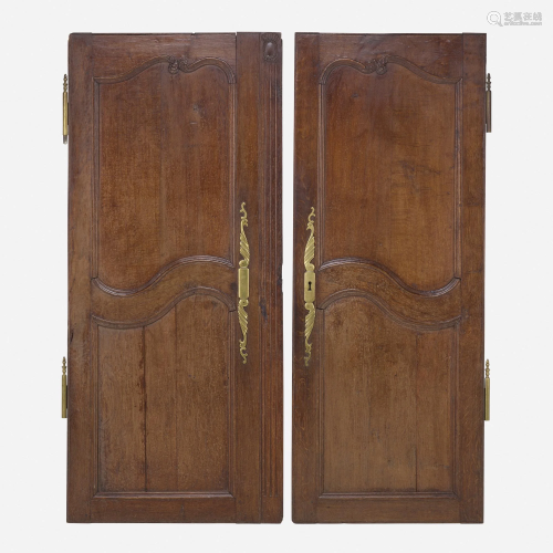 Art Nouveau, doors, associated pair