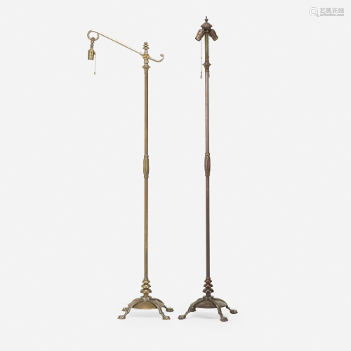 Oscar Bach, floor lamps, set of two