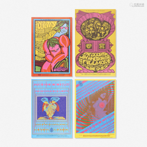 The Doors psychedelic concert posters