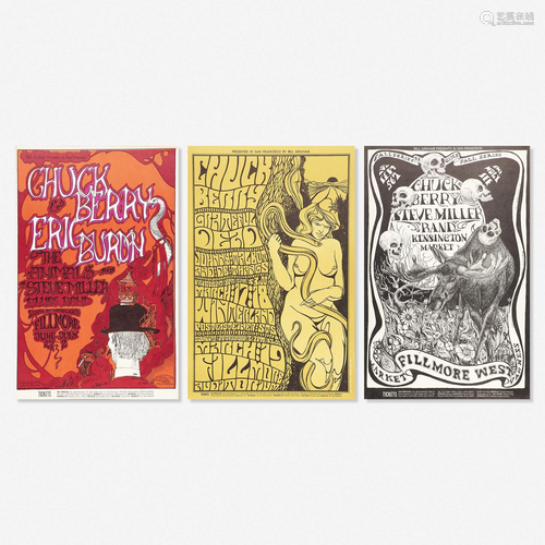 Bill Graham, Chuck Berry concert posters