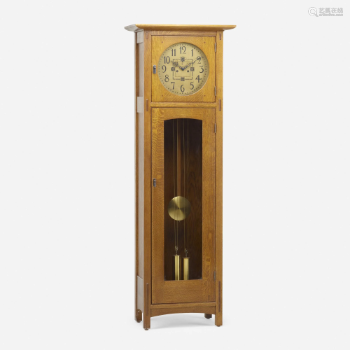 L. & J.G. Stickley, contemporary clock