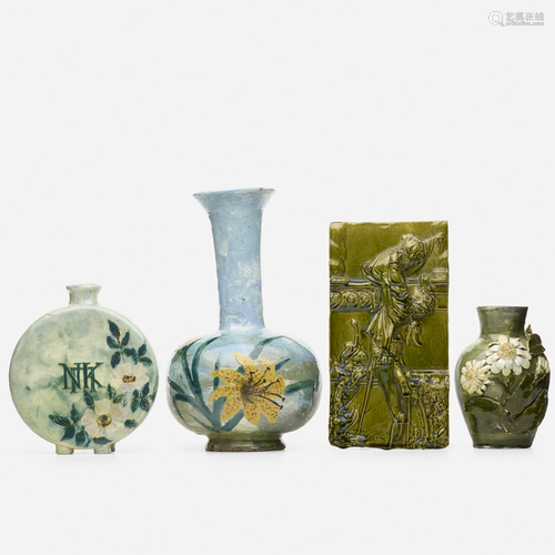 T. J. Wheatley & Co., vases and tile