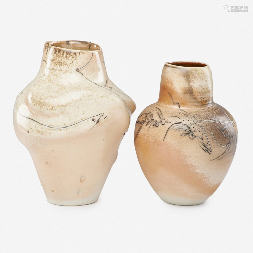 Frank Boyden, vases, set of two