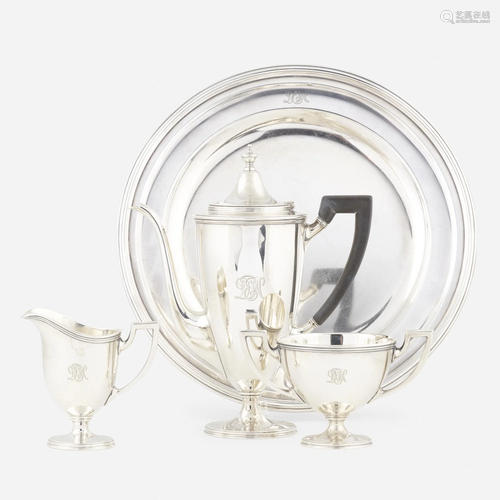 Tiffany & Co., three-piece coffee service