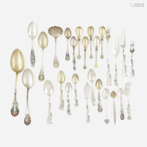George W. Shiebler & Co., enameled spoons