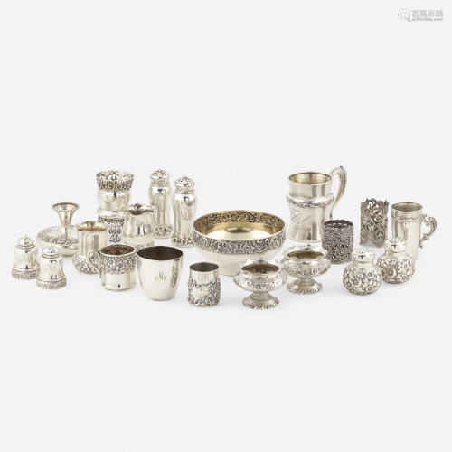 George W. Shiebler & Co., holloware items