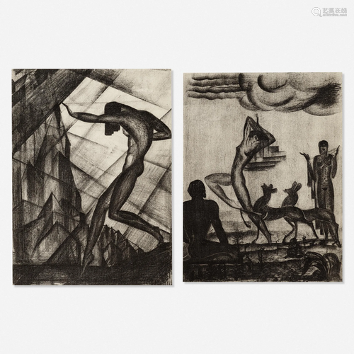 Boris Lovet-Lorski, two works