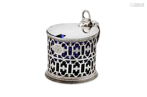 A George III sterling silver mustard pot, London 1772 by William Sudell (Grimwade 3311, reg. 19th