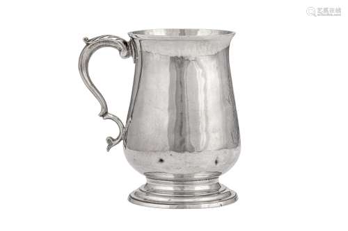 A George III sterling silver mug, London 1784 by Hester Bateman