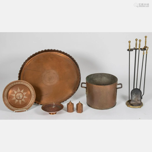 A Miscellaneous Collection of Copper Decorati…