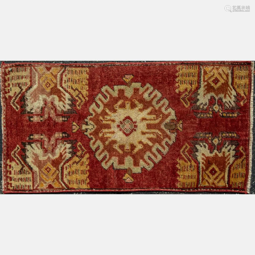 An Antique Turkish Village Wool Rug, Early 20th