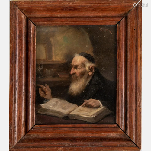 Artist Unknown (20th Century) Portrait of a Jewish