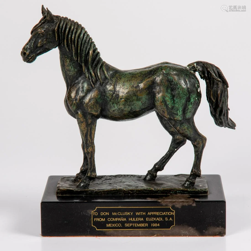 Ignacio Martinez (1880-1970) Horse, Bronze,