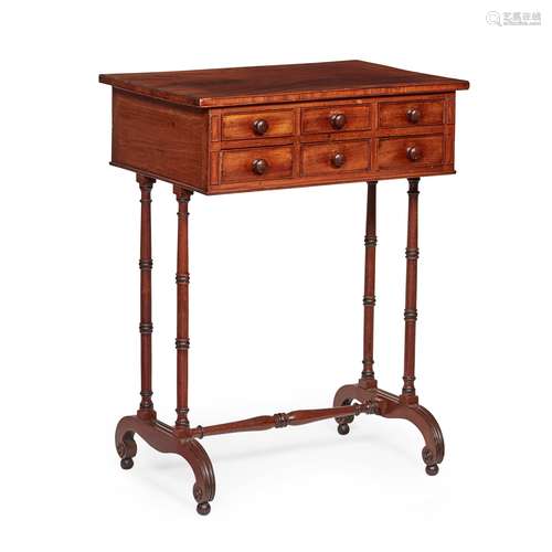 REGENCY MAHOGANY LAMP TABLE EARLY 19TH CENTURY