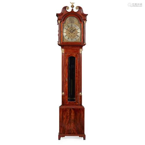 SCOTTISH GEORGE III MAHOGANY LONGCASE CLOCK, WILLIAM PHILIP, EDINBURGH LATE 18TH CENTURY