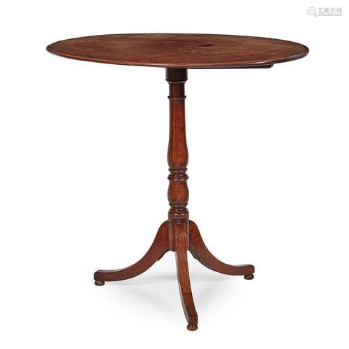 GEORGE III MAHOGANY TRIPOD TABLE 18TH CENTURY