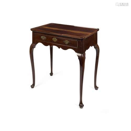 GEORGE II MAHOGANY SILVER TABLE 18TH CENTURY