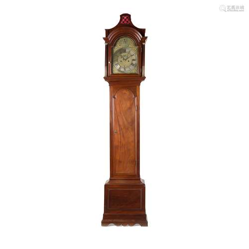 GEORGE III MAHOGANY LONGCASE CLOCK, BY JOSEPH HERRING, LONDON EARLY 19TH CENTURY