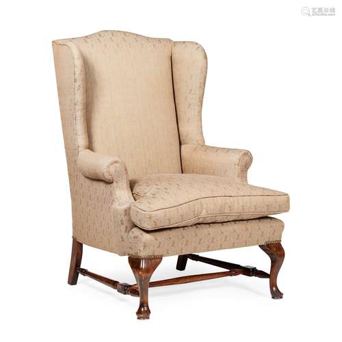 GEORGIAN STYLE WING ARMCHAIR MODERN