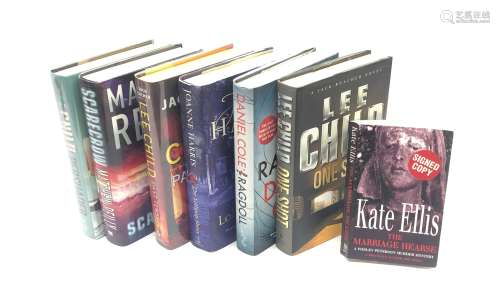 Signed first editions comprising Lee Child: One Shot, Persuader & Past Tense Daniel Cole: Ragdoll J