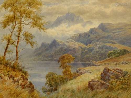 John Wilson Hepple (British 1886-1939): Lakeland Landscape, watercolour signed and dated 1925, 31cm