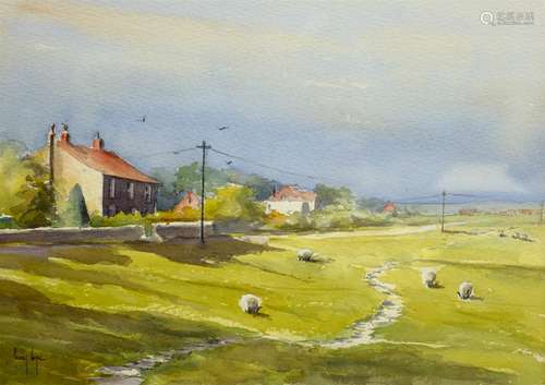 Percy Hope (British 20th century): 'Goathland', watercolour signed 25cm x 35cm