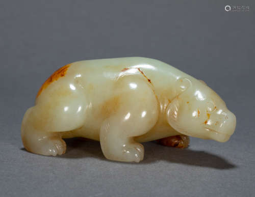 ANCIENT CHINESE HETIAN JADE BEAR