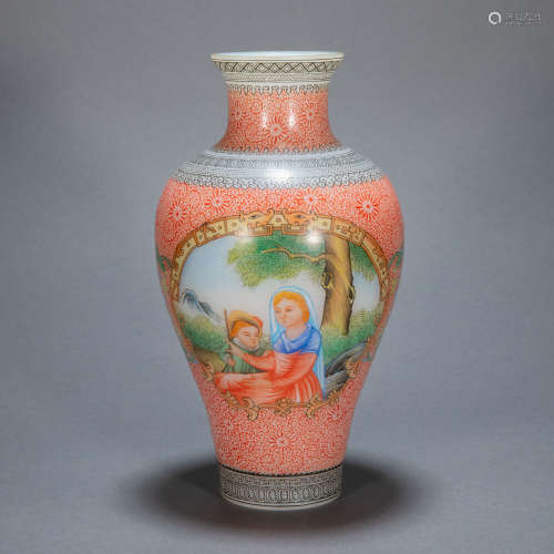 ANCIENT CHINESE ENAMEL VASE