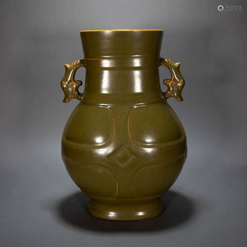 ANCIENT CHINESE BROWN-GLAZED AMPHORA