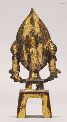 Northern Qi - Gilt Buddha Statue