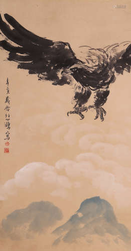 Xu Beihong - Hawk Painting