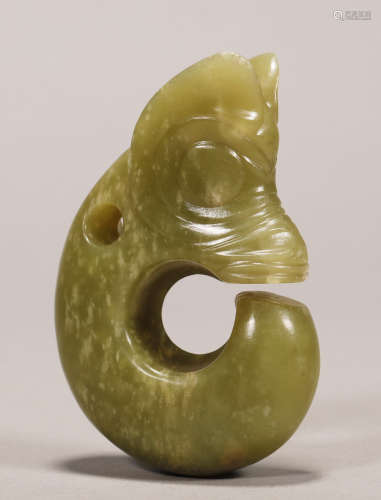 Hongshan Culture - Carved Jade Pig-Dragon