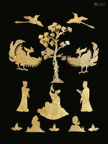 Tang Dynasty - Set of Pure Gold Sheets